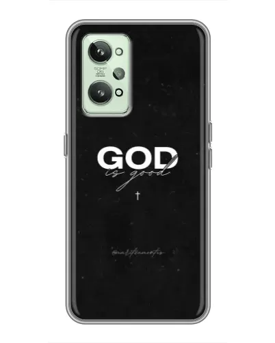 Чехол для Realme GT2 с картинкой «GOD — Бог над всем»