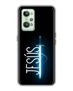 Чехол для Realme GT2 с картинкой «Меч Духа Jesus»