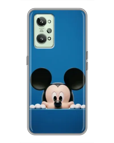 Чехол для Realme GT2 с картинкой «Микки выглядывает» Чехол для Realme GT2 с картинкой «Микки выглядывает»