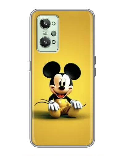 Чехол для Realme GT2 с картинкой «Микки на желтом» Чехол для Realme GT2 с картинкой «Микки на желтом»