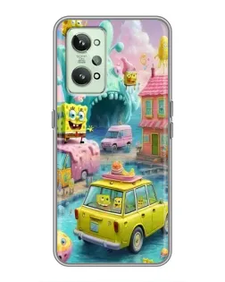 Чехол для Realme GT2 с картинкой «Монстр-трак приключения»