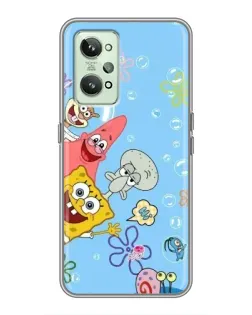 Чехол для Realme GT2 с картинкой «Веселые пузырьки»