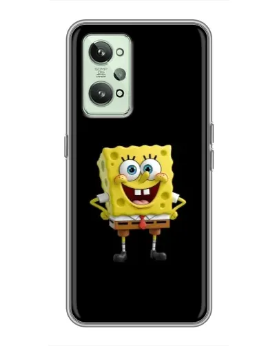 Чехол для Realme GT2 с картинкой «Классический Губка Боб»