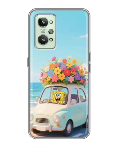 Чехол для Realme GT2 с картинкой «Автомобильное путешествие»