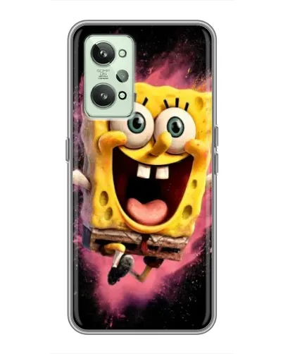 Чехол для Realme GT2 с картинкой «Взрывной Спанч Боб»