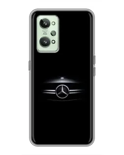 Чехол для Realme GT2 с картинкой «Mercedes — абстрактные линии»