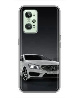 Чехол для Realme GT2 с картинкой «Mercedes AMG GT Silver»