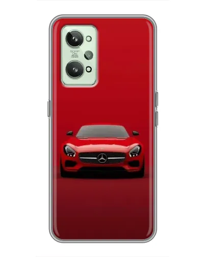 Чехол для Realme GT2 с картинкой «Красный Mercedes AMG»