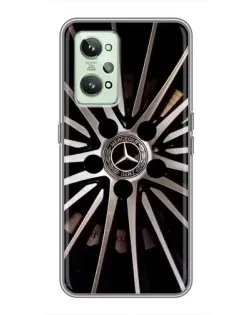 Чехол для Realme GT2 с картинкой «Диск Mercedes»