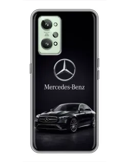 Чехол для Realme GT2 с картинкой «Mercedes — решетка радиатора»