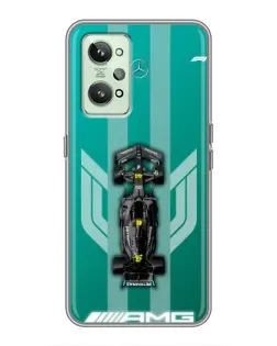Чехол для Realme GT2 с картинкой «Mercedes AMG Petronas»
