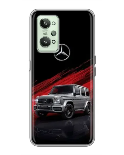 Чехол для Realme GT2 с картинкой «Mercedes G-Class красный»