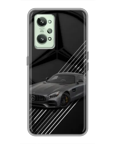Чехол для Realme GT2 с картинкой «Mercedes AMG — графика»