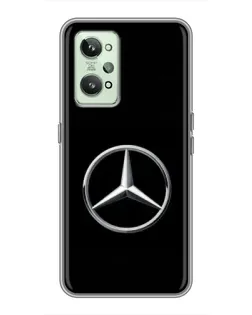 Чехол для Realme GT2 с картинкой «Mercedes классический лого»