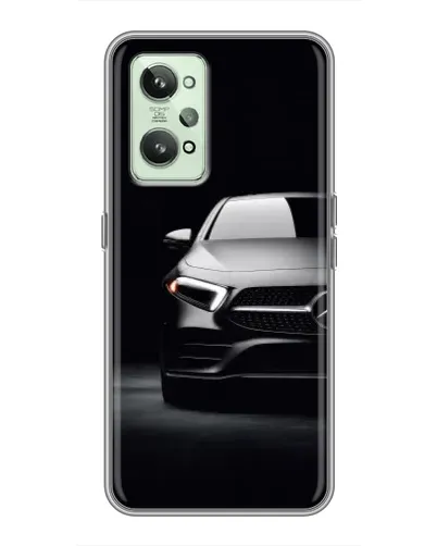 Чехол для Realme GT2 с картинкой «Свет фар Mercedes»