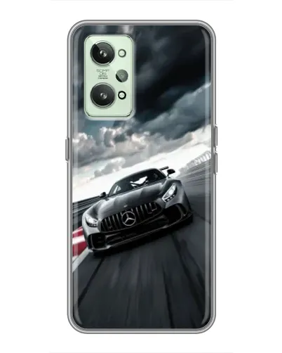 Чехол для Realme GT2 с картинкой «Гоночный Mercedes AMG»
