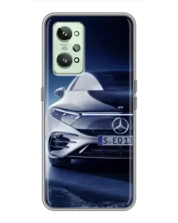 Чехол для Realme GT2 с картинкой «Mercedes EQ — будущее»