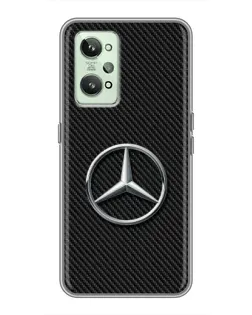 Чехол для Realme GT2 с картинкой «Карбоновый Mercedes стиль»