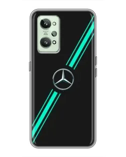 Чехол для Realme GT2 с картинкой «Спортивные линии Mercedes»