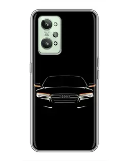 Чехол для Realme GT2 с картинкой «Audi — ночной контур»