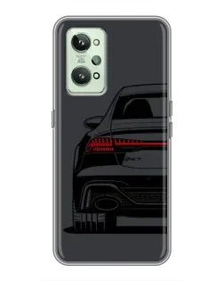 Чехол для Realme GT2 с картинкой «Задняя часть Audi — арт»