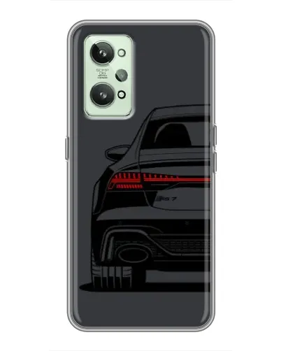 Чехол для Realme GT2 с картинкой «Задняя часть Audi — арт»