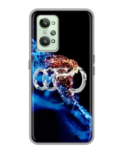 Чехол для Realme GT2 с картинкой «Энергия лого Audi»