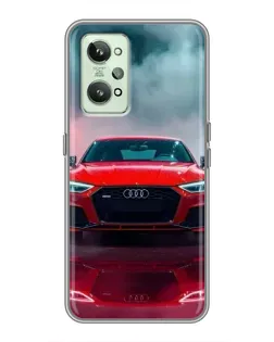 Чехол для Realme GT2 с картинкой «Audi RS — красный стиль»