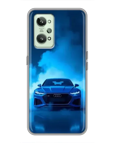Чехол для Realme GT2 с картинкой «Audi — голубая энергия»