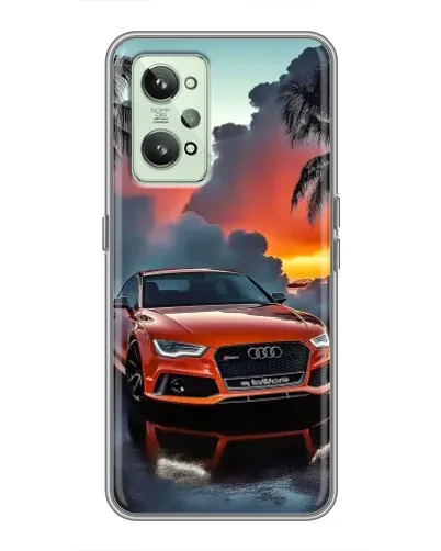 Чехол для Realme GT2 с картинкой «Audi — закат»