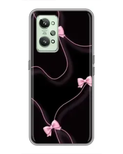 Чехол для Realme GT2 с картинкой «Розовые ленты»