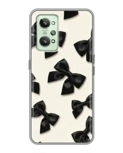 Чехол для Realme GT2 с картинкой «Черные бантики» Чехол для Realme GT2 с картинкой «Черные бантики»