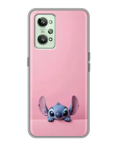 Чехол для Realme GT2 с картинкой «Stitch выглядывает»