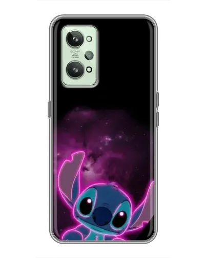 Чехол для Realme GT2 с картинкой «Неоновый Stitch»