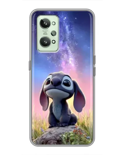 Чехол для Realme GT2 с картинкой «Стич на рассвете»
