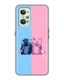 Чехол для Realme GT2 с картинкой «Stitch и Angel Love» Чехол для Realme GT2 с картинкой «Stitch и Angel Love»