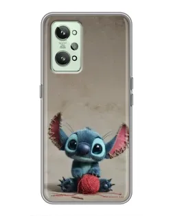 Чехол для Realme GT2 с картинкой «Стич на коричневом фоне» Чехол для Realme GT2 с картинкой «Стич на коричневом фоне»