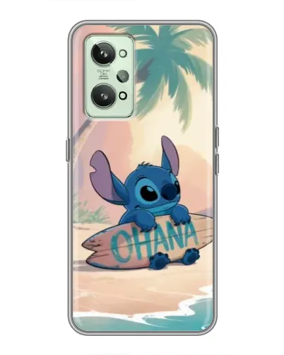 Чехол для Realme GT2 с картинкой «Стич на серфе»