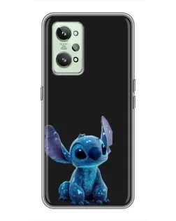 Чехол для Realme GT2 с картинкой «Стич на черном» Чехол для Realme GT2 с картинкой «Стич на черном»