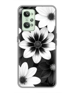 Чохол для Realme GT2 з картинкою «Монохромні айстри»