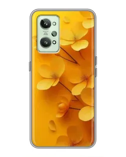 Чохол для Realme GT2 з картинкою «Золоті пелюстки»