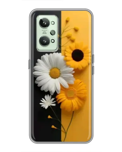 Чехол для Realme GT2 с картинкой «Подсолнух и ромашка» Чехол для Realme GT2 с картинкой «Подсолнух и ромашка»