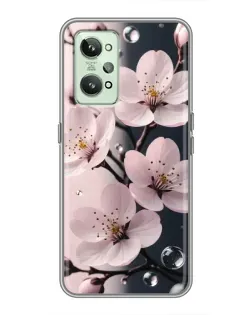 Чохол для Realme GT2 з картинкою «Ніжня сакура та краплі»