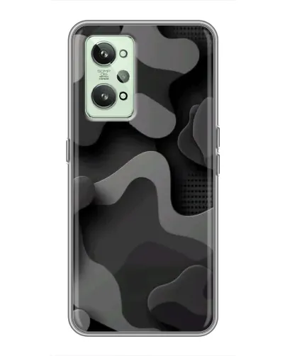 Чехол для Realme GT2 с картинкой «Темный абстрактный камуфляж» Чехол для Realme GT2 с картинкой «Темный абстрактный камуфляж»