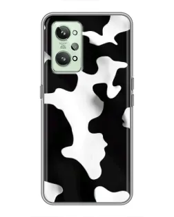 Чехол для Realme GT2 с картинкой «Черно-белое пятно»