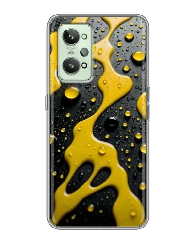 Чехол для Realme GT2 с картинкой «Жидкое желтое золото» Чехол для Realme GT2 с картинкой «Жидкое желтое золото»