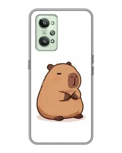 Чехол для Realme GT2 с картинкой «Толстенькая капибара»