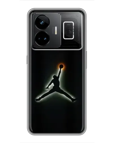 Чехол для Realme GT3 с картинкой «Jordan Gradient Logo»