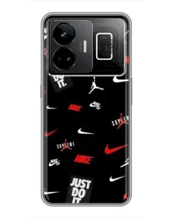 Чехол для Realme GT3 с картинкой «Nike Mix Pattern»