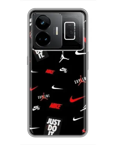 Чехол для Realme GT3 с картинкой «Nike Mix Pattern»